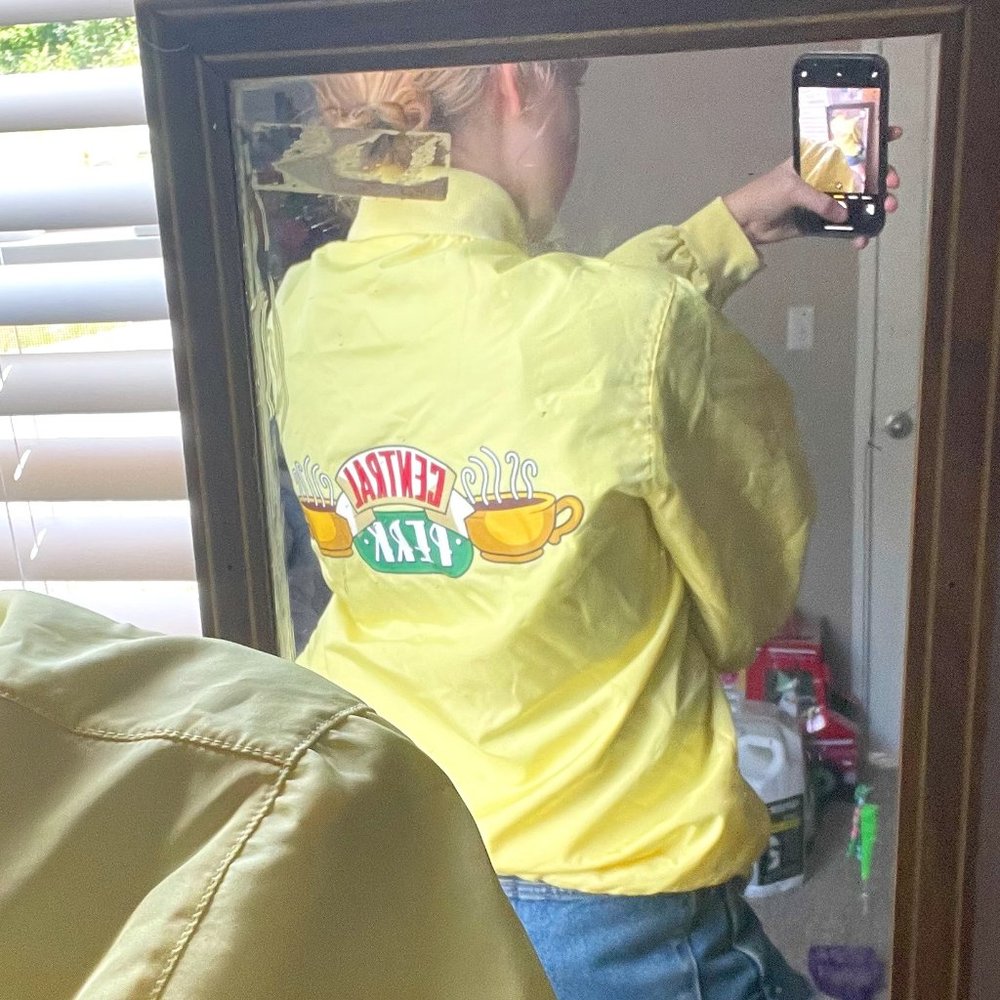 Yellow Friends tv show bomber jacket